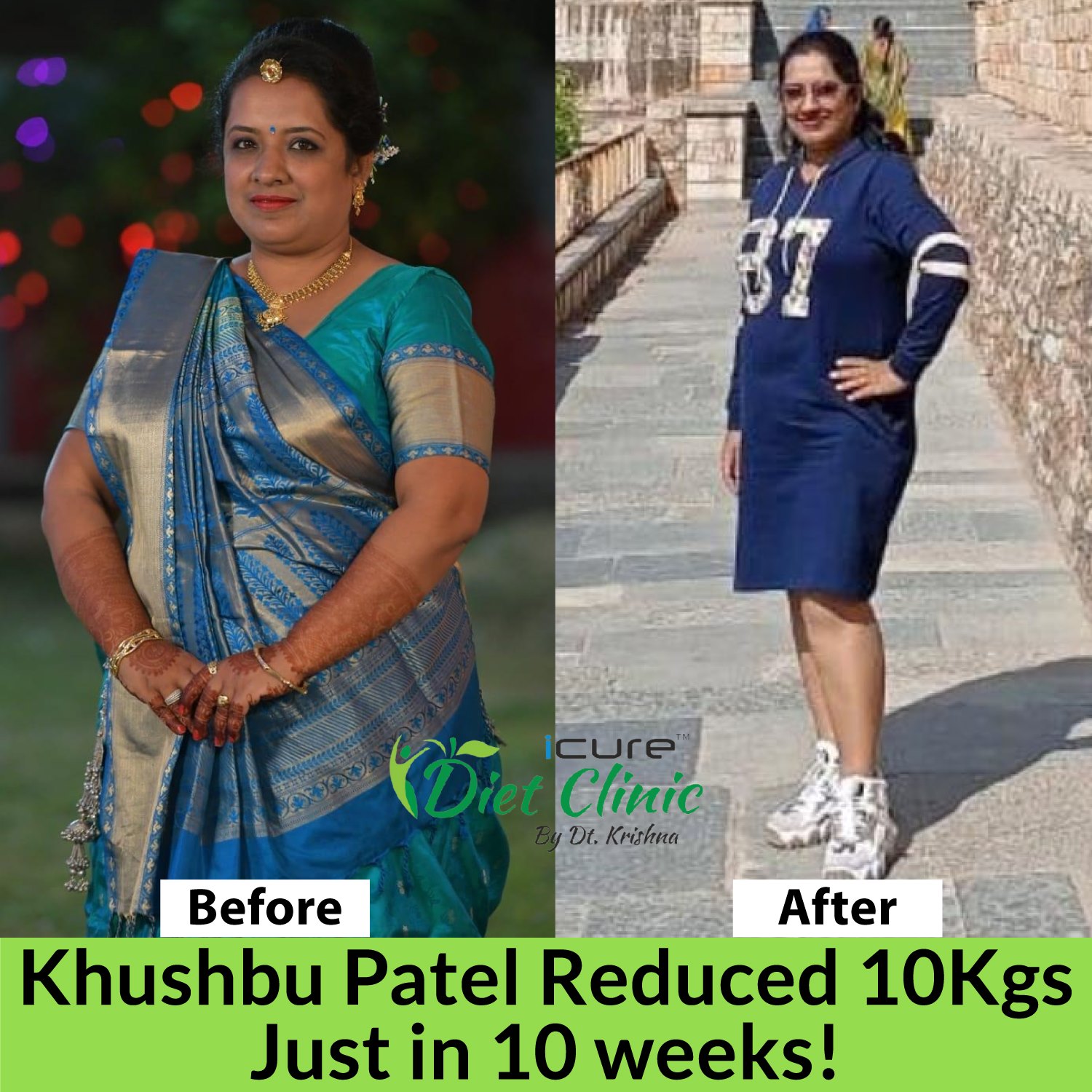 Khushbu Patel reduced 10 kgs in just 10 weeks